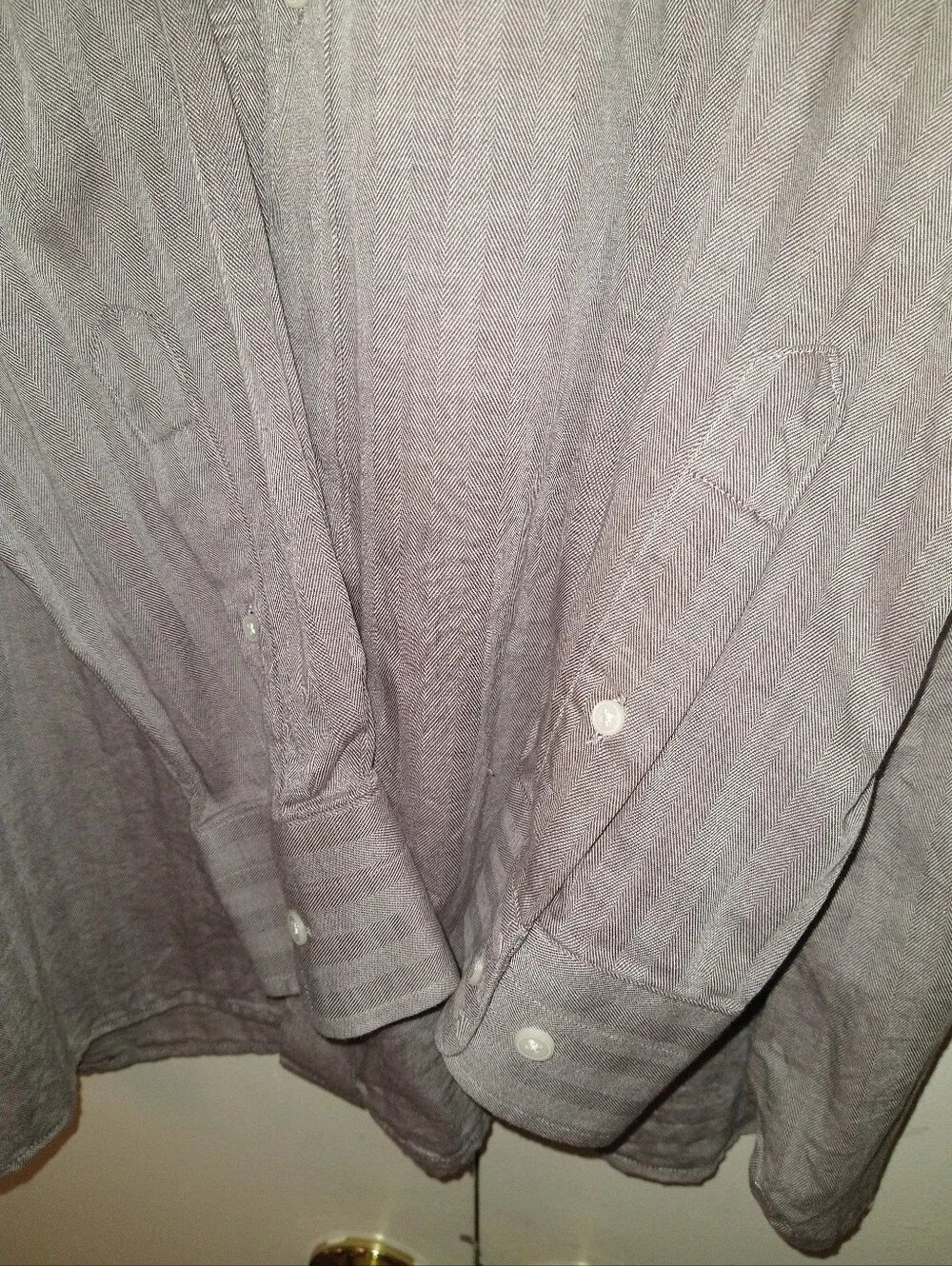 Banana Republic Long Sleeve Button Up Shirt Men's sz XL Tall.